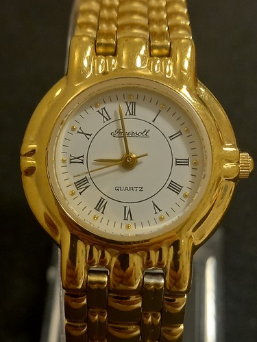 Ladies gold coloured ingersoll - gold-coloured,