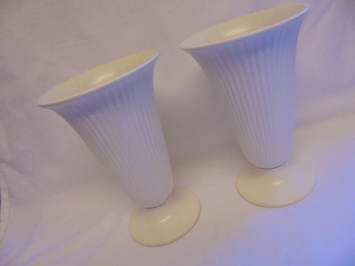 Pair wedgwood cream - pair,