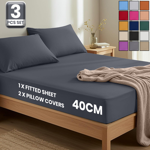 Fitted sheet with - fitted, matching