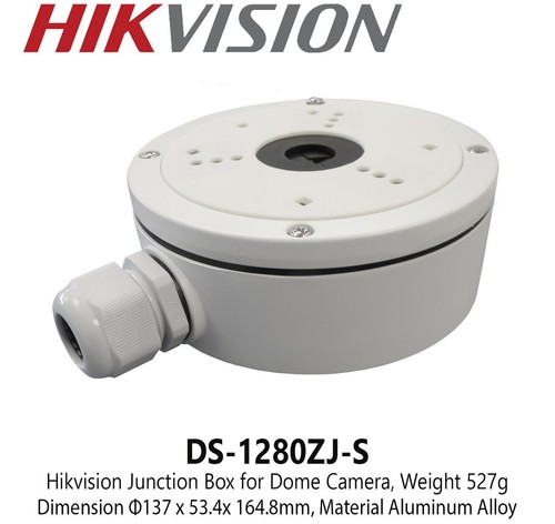 Hikvision camera backbox white - backbox,