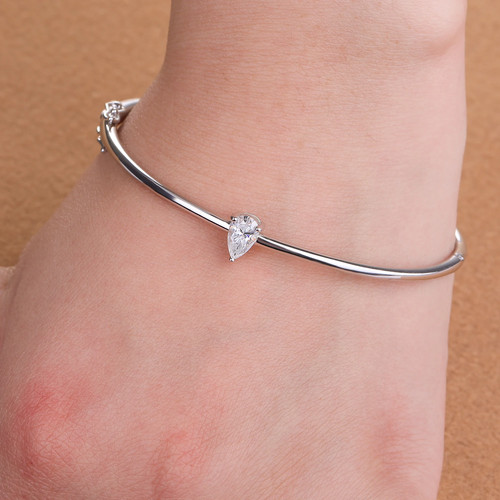 0ct pear cut lab created - cut, lab‑created