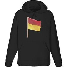 'Beach Lifeguard Flag' Adult Hoodie / Hooded Sweater (HO024561)