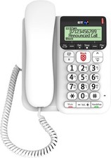 BT Decor 2600 Corded Phone with Advanced Call Blocker (Renewed)