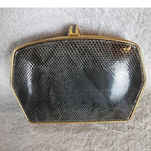 Vintage snakeskin hard shell - vintage,