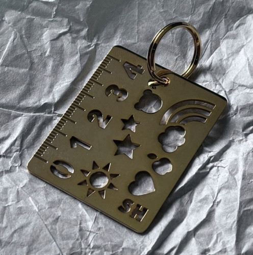 Sophie hulme gold keyring - sophie,