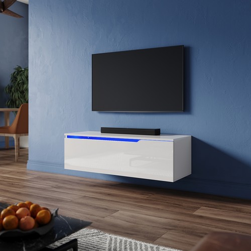 100 200cm high - gloss, floating