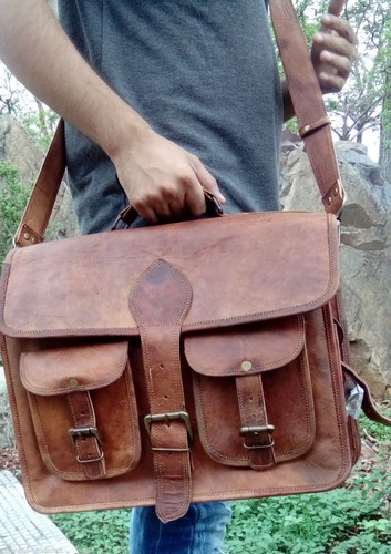 Mens genuine vintage brown - genuine,