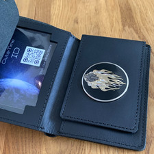 Leather ID Wallet with