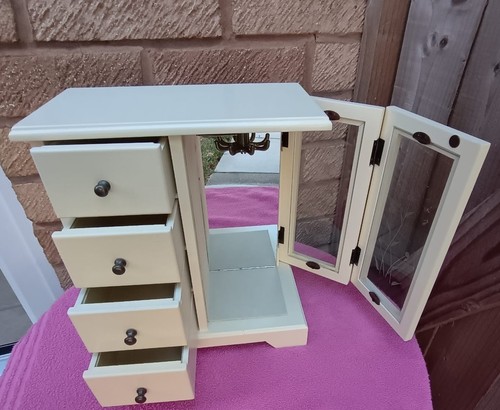 Wooden jewellery box cabinet - box,