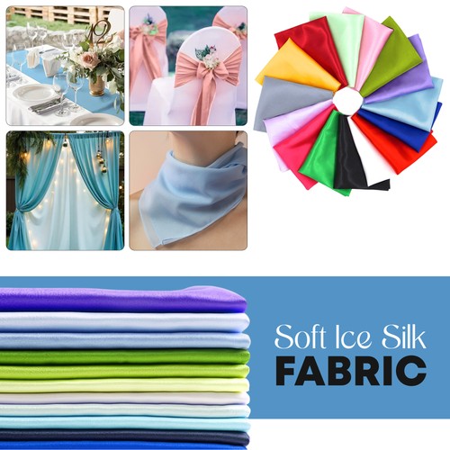 Ice silk fabric backdrop - silk,