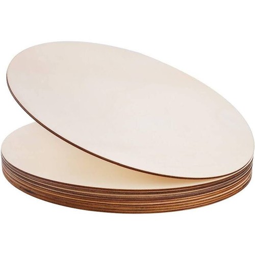 Black wooden circle - circle, laser