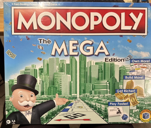 Monopoly mega edition board - mega,