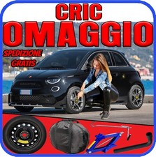 Spare Wheel 4 Holes 17 For Fiat 500E Abarth With Jack Kit + Key Bag