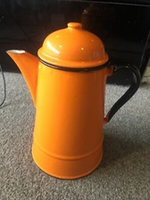 Vintage Coffee Pot In Orange -
