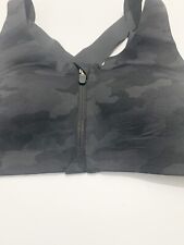 Lululemon Enlite Zip Font Sports Bra Weave Back Colour Cemo  # LW2CXTS Size 34DD