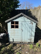 Wooden Play House Shed