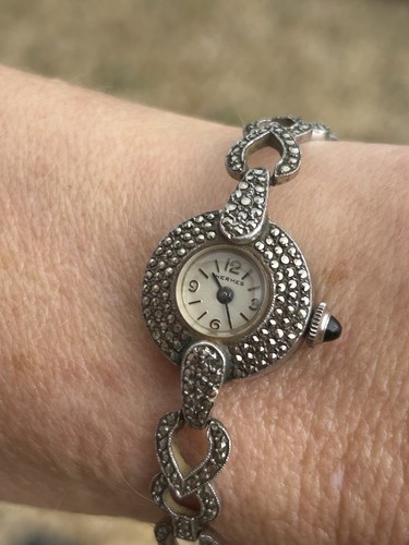 Hermes vintage marcasite and - marcasite,