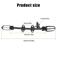 Pit Dirt Bike Foot Pegs Rest Footpegs Frame Side Stand for 110cc 125cc 140cc