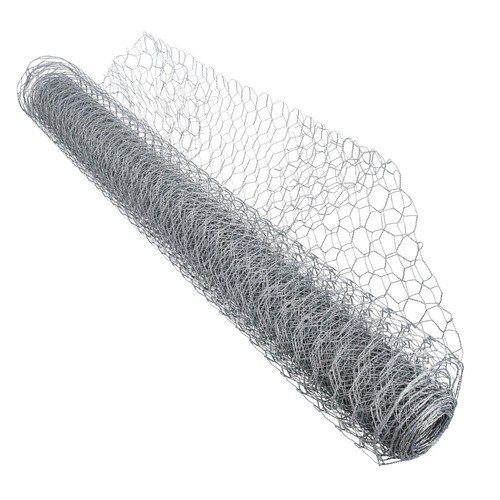 Galvanised wire chicken mesh - galvanised,