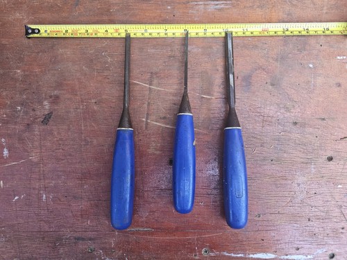 Marples chisels with - 3x,