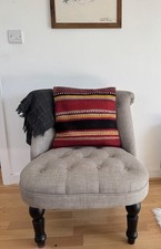 Kilim Cushion Cover - 16x16 inches made by handwoven kilim