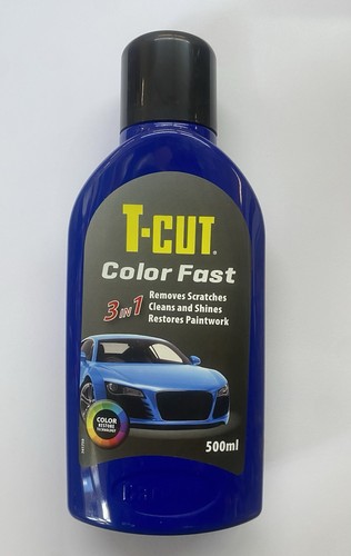 Cut dark blue scratch - t-cut,