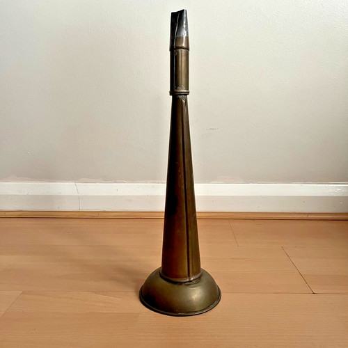 Vintage brass boat horn fog - vintage,