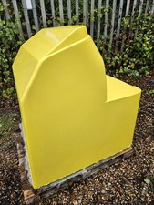 2ND GRADE Yellow DOUBLE CONSOLE 120 x 100 x 125 cm MOULDING: Boat Rib Fibreglass