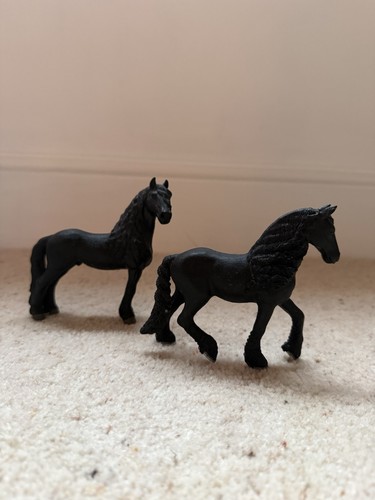 Schleich friesian mare and - friesian,