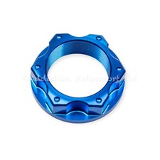 TWM Blue Aluminium Steering