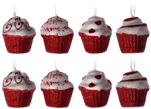 Red white candy - red,