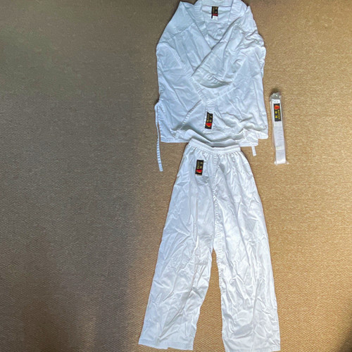 Master white karate uniform - master, gi