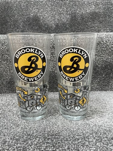 Brooklyn brewery pint glasses - pint,