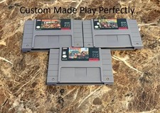 Donkey Kong Country 1 2 3 Cartridge Game Lot Nintendo SNES Console