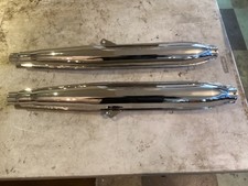greeves sports twin silencers nos