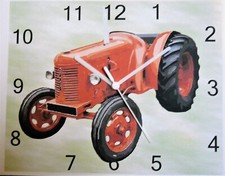david brown crop master wall hanging clock classic tractor