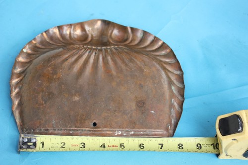Art nouveau solid - copper, crumb