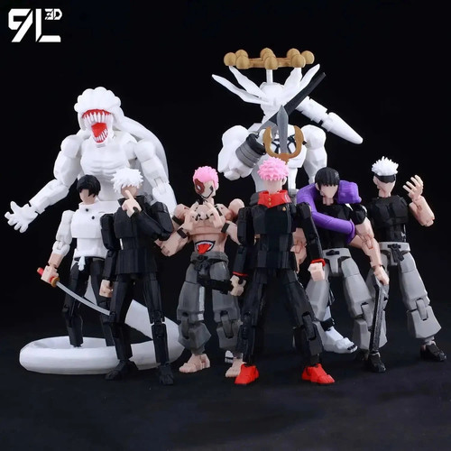 Jujutsu kaisen 1 movable - jujutsu, 13-in-1