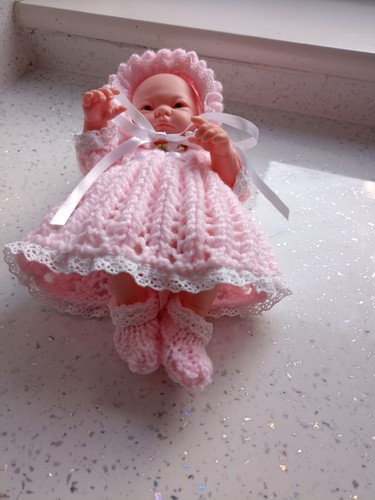 Hand knitted dolls clothes - knitted,