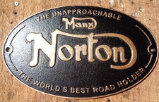 nice MANX NORTON   Cast heavy