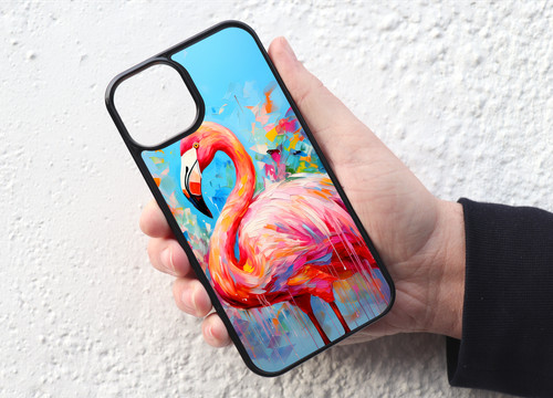 Pink flamingo bird colourful - bird,