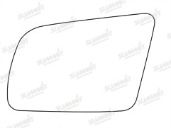 Mirror glass lhs fits vauxhall - mirror,