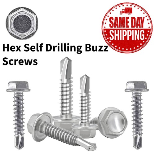 Self drilling tek screws - tek, hex