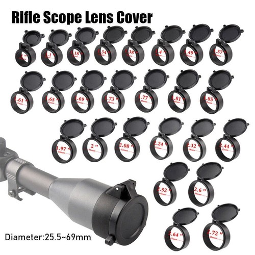 Rifle scope lens - scope, cover
