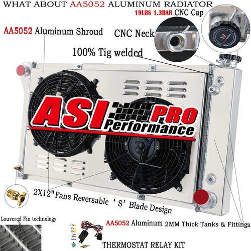 Rows radiator shroud fan - rows,