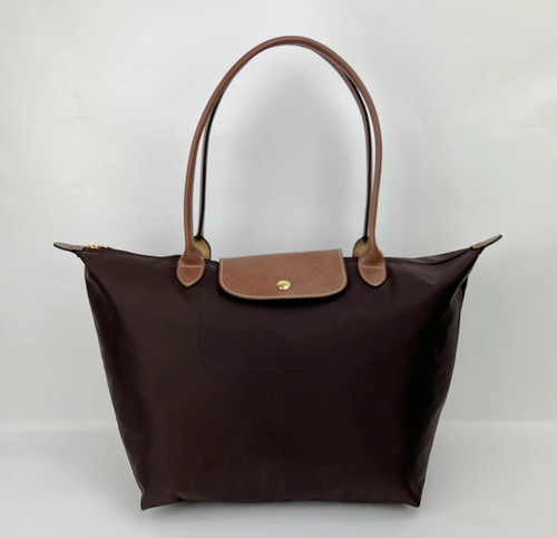 Longchamp brown tote - tote, handbag