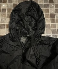 Packable Parka Jacket Unisex With Hood Primark Black.
