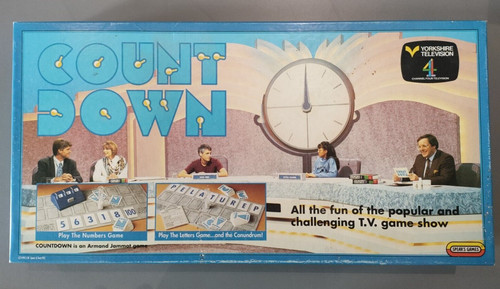 Vintage countdown board - countdown, game