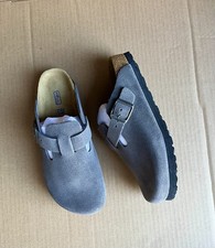 Birkenstock Boston Clogs Suede