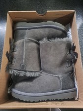 Girls Grey UGG Boots UK Size 9